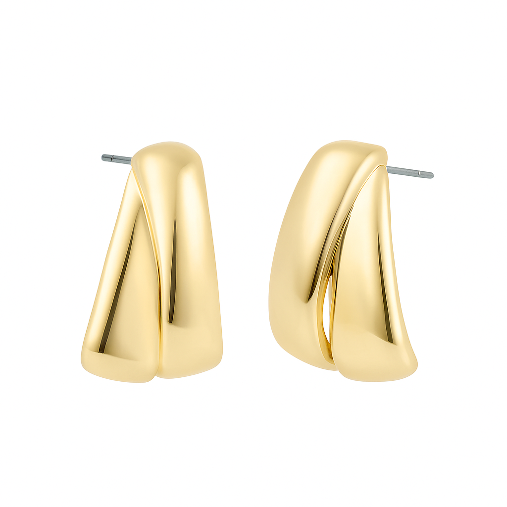 Celiene gold earrings