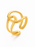 Golden Knot Ring