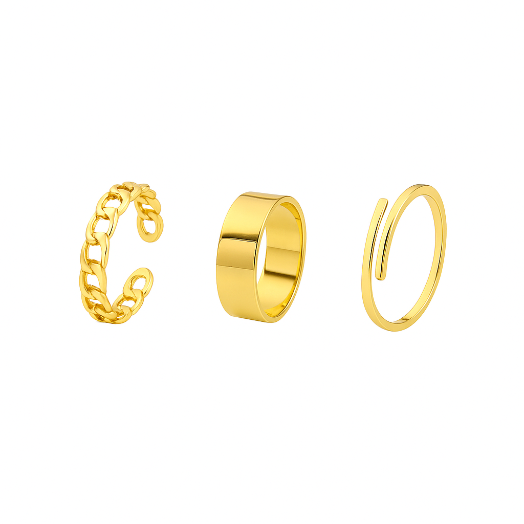 Doré Trio Ring Set