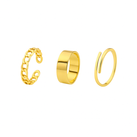 Doré Trio Ring Set