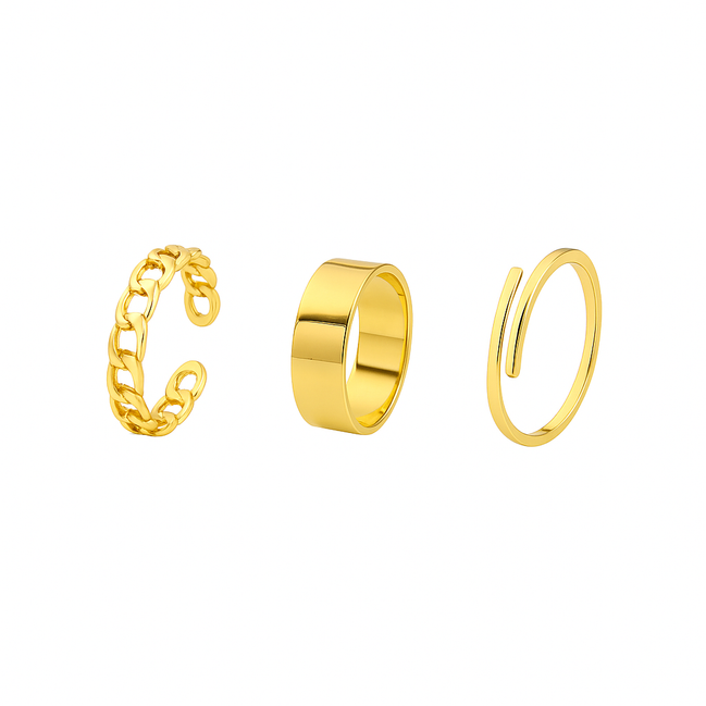 Doré Trio Ring Set