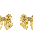 Gold Bow Earrings