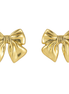 Gold Bow Earrings