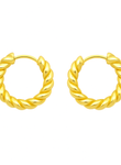 Gold Braid Earrings