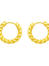 Gold Braid Earrings