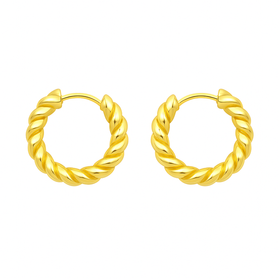 Gold Braid Earrings