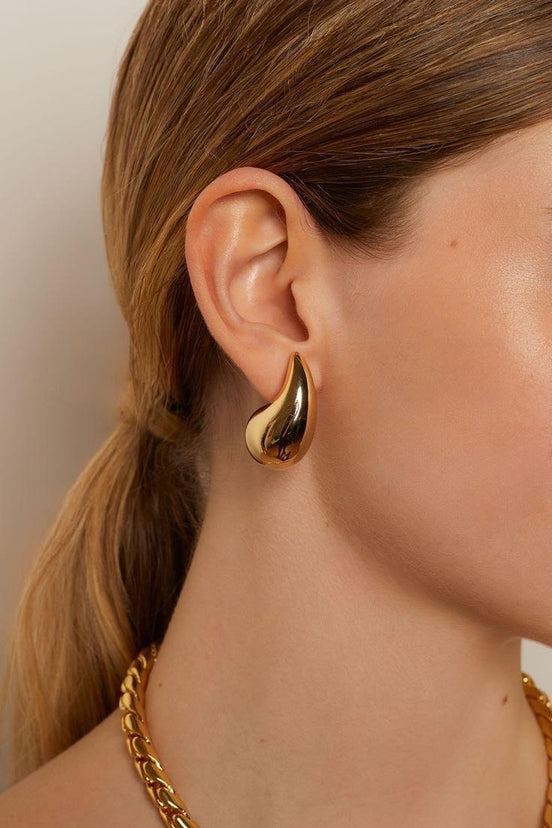 Drip Golden Earrings